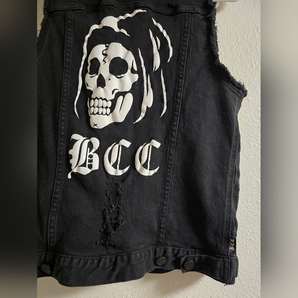 Blackcraft Reaper Denim Vest - Picture 7 of 8